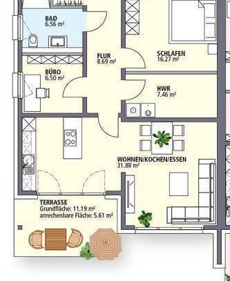 Hochwertige Ausstattung und ernergiesparende Technik - 
Neubau einer barriefreien Bungalow-Anlage