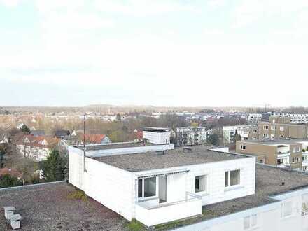 Herrlicher Ausblick über Hannover. 3-Zi. Penthouse ETW mit EBK u. Südwestterrasse, direkt