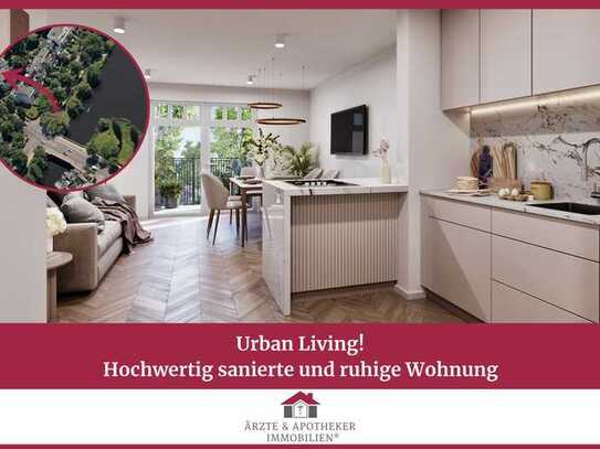 Urban Living!
Hochwertig sanierte und ruhige Gartenwohnung