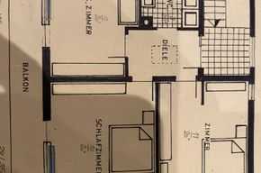 Freundliche 2,5-Raum-Wohnung mit EBK und Balkon in Ofterdingen