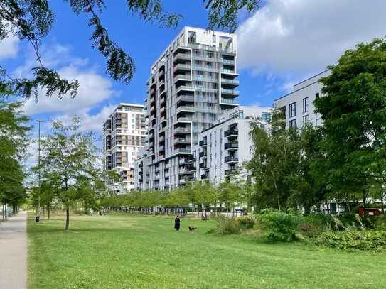 Luxuriöse 3-Zi.-Wohnung im „La Tour Blanche“ mit Blick über Düsseldorf