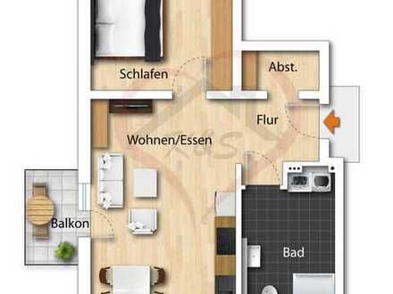 Kapitalanlage - Einziehen - Wohlfühlen
Schicke 2 Zi Wohnung in Lampertheim, nähe Biedensand