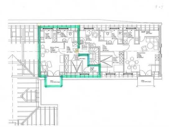 Schöne 2-Zimmer-Wohnung mit Balkon in Rehling