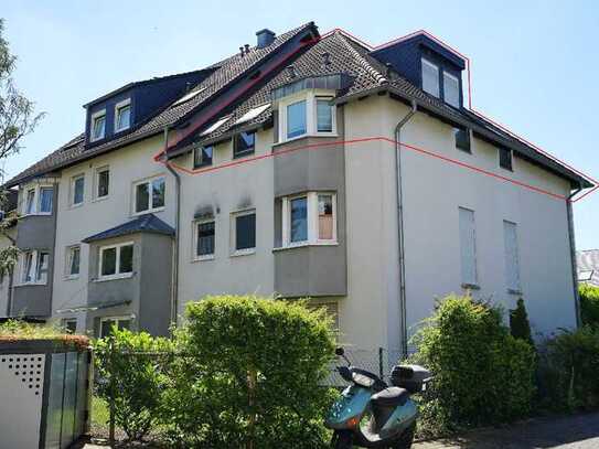 Nahe der Kölner Stadtgrenze: Individuelle DG-Maisonette mit 2 TG-Stellplätzen in Lev.-Sc