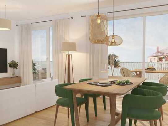 Stadtleben trifft Freiraum: 3-Zimmer Traumwohnung mit großzügigem Balkon