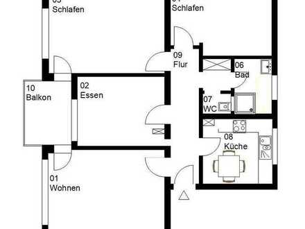 Kernsanierte, zentrumsnahe 4-Zi-Wohnung inkl. Stellplatz. Sofort frei.