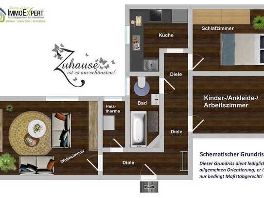 Schöne, helle, 3,5 Zimmer-Wohnung im 3.OG, mit Gemeinschaftsgarten! Eulerstr. 25, E-West