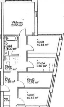 Freundliche 5-Raum-Wohnung in Hamburg-Tonndorf