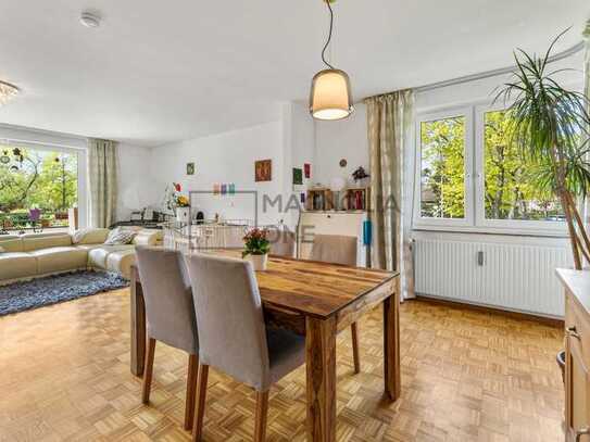 Exklusive 3,5-Zimmer-Maisonettewohnung in Dahlem mit sonnigem Balkon und Tiefgaragenstellplatz