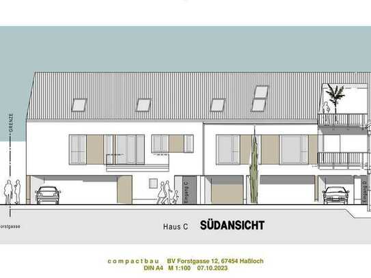 Barrierefreie 3-Zimmerwohnung am Ortsrand - Haus C, DG