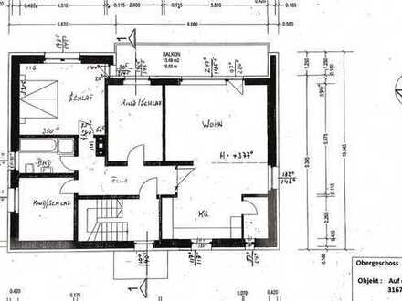 Erstbezug nach Sanierung: attraktive 4-Zimmer-Wohnung mit Balkon in Bückeburg