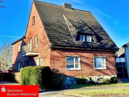Einmalige Gelegenheit in Beckum! Erdgeschosswohnung mit charmant bepflanztem Garten.