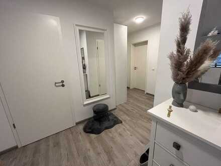 Moderne Erdgeschosswohnung mit zwei Terrassen in der Bruchsaler Bahnstadt
