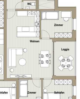 RESERVIERT - gemütliche 4-Zimmer Wohnung