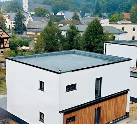 Modernes Einfamilienhaus mit Garage und Außenstellplatz