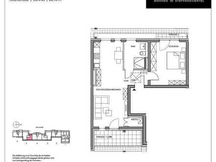 Stylische 2-Zimmer-Dachgeschoss Wohnung mit Dachterrasse