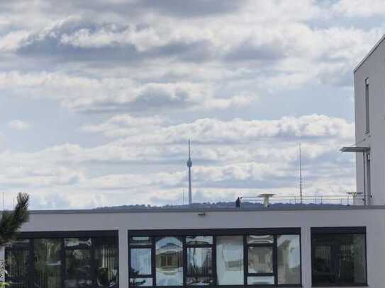 + Wohn-Traum auf zwei Etagen Balkon Terrasse Gartenanteil Sackgasse Fernsicht bis zum Fernsehturm +