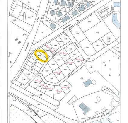 Doppelhausgrundstück Nr. 1440 im Neubaugebiet südlich der Donauallee