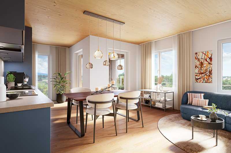                                                               Gesundes Wohnen vor den Toren M&uuml;nchens &ndash; 2-Zimmer inkl. K&uuml;che im HOKI Living Ho&hellip;                                                       in Holzkirchen (Miesbach)