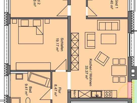 Geschmackvolle, modernisierte 3-Zimmer-Wohnung in Ludwigshafen am Rhein