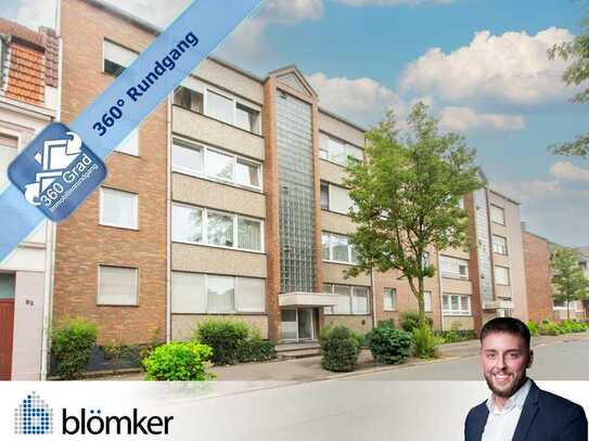 Blömker! Modernisierte 3,5 Zimmer Eigentumswohnung in zentraler Lage von Gladbeck-Mitte!