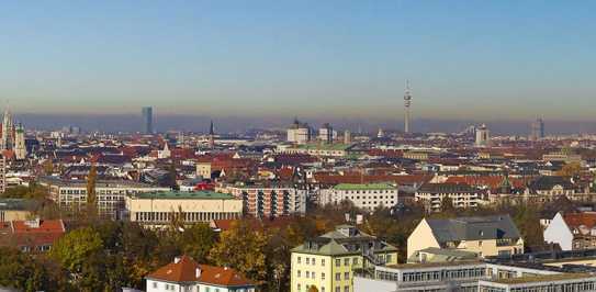 Erbbaurecht - freies, gut möbliertes App. mit herrlichem Blick über München - Nähe Gasteig