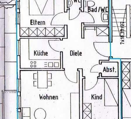 Frisch renovierte 3-Zi.-Whg in Erbach