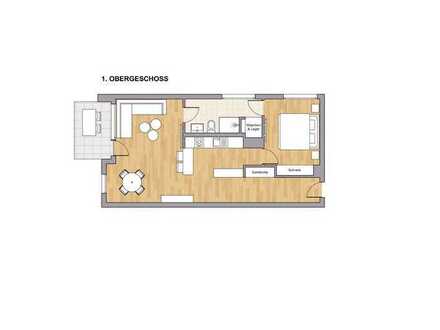 2-Zimmer Wohnung mit Bad en Suite (Wohnungstyp 7)