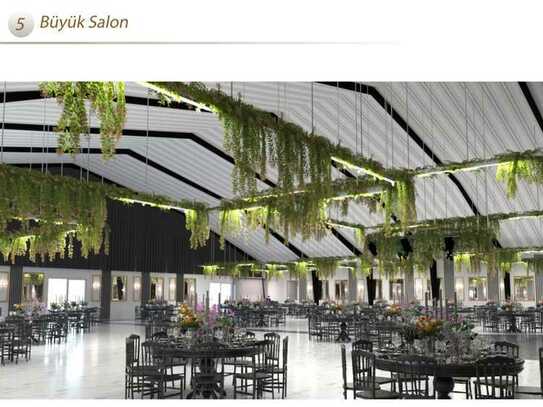 Projektierte Eventlocation - Festsaal - Dügün Salon - Festhalle - Eventhalle - Hochzeitssaal