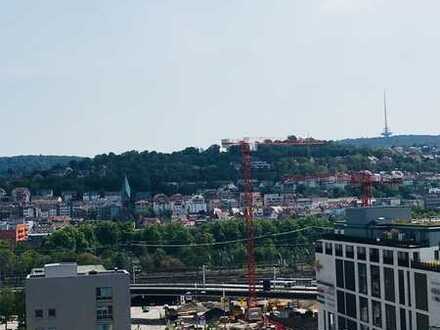 Stilvolle, neuwertige, voll-möblierte 4-Zimmer-Wohnung mit Balkon in Stuttgart-Mitte