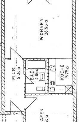 Geräumige 2- Raum- Wohnung im Zentrum
