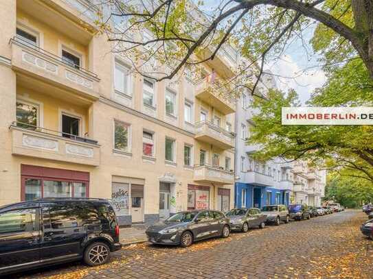 -	IMMOBERLIN.DE - Ruhige Trendlage! Sehr angenehme Altbauwohnung mit Balkon nahe Tempelhofer Feld