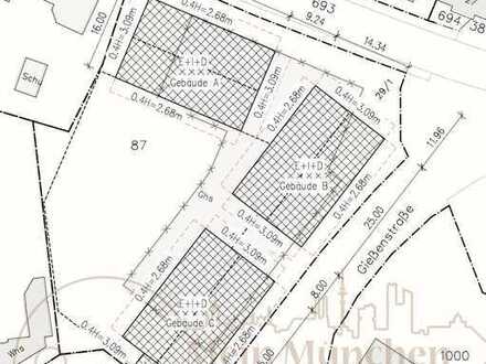Zentral gelegenes Grundstück für Wohnbebauung (min. 2340 m² Wohnfläche) mit Altbestand