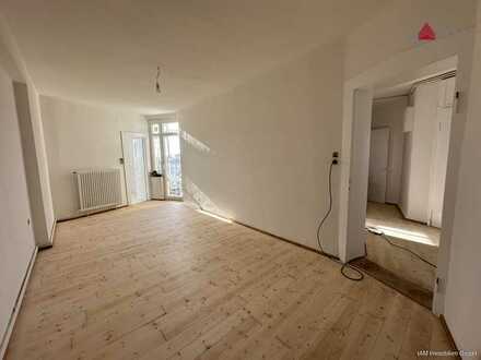 Renovierte 3-Zimmer-Wohnung mit Balkon in zentraler Hanauer Lage (4. OG)