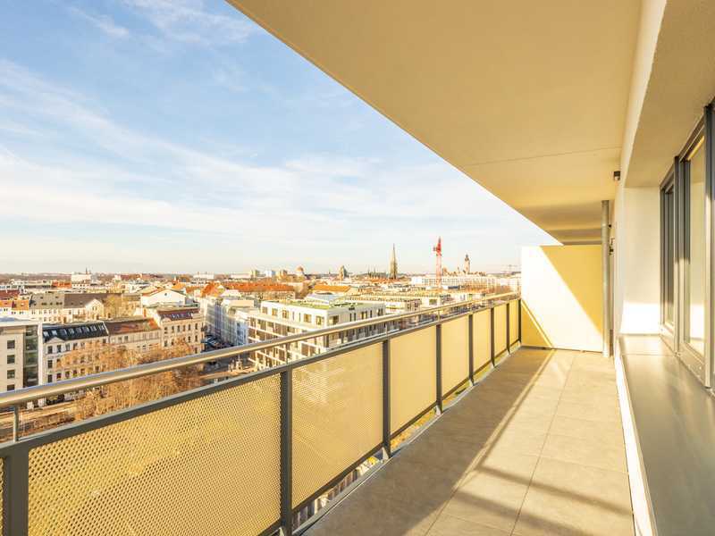 3-Zimmer-Wohnung mit Ausblick über Leipzig