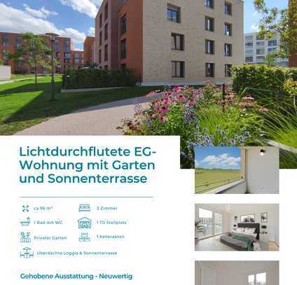 12.02 3 Zi EG mit Garten und Sonnenterrasse