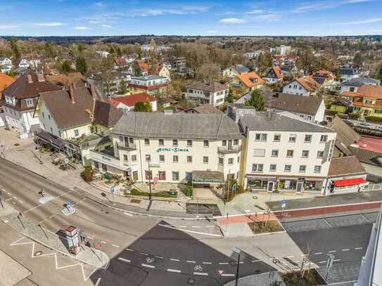 Zentral gelegenes Hotel sowie optionalen Baugrundstücken in Gauting