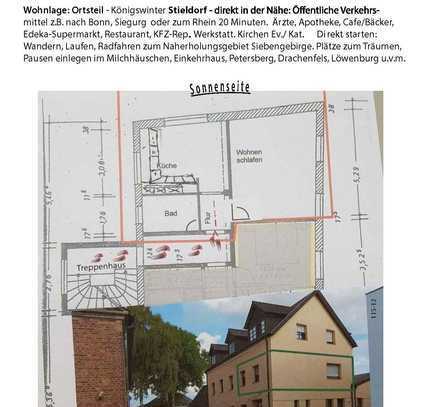 Freundliche 2-Zimmer-Wohnung in Königswinter-Stieldorf