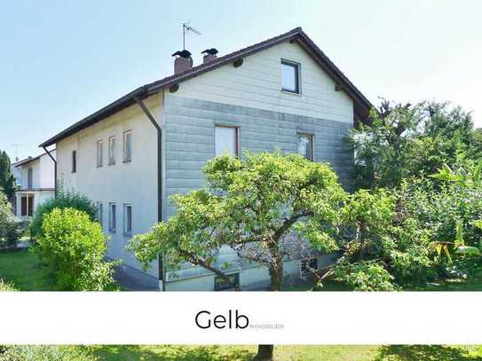 GELB Immobilien - Großes 3-Parteien-Haus auf schönem Südwest-Grundstück zur Neugestaltung