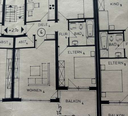 Stilvolle 3,5-Zimmer-Wohnung mit gehobener Innenausstattung mit Balkon und EBK in Schopfheim