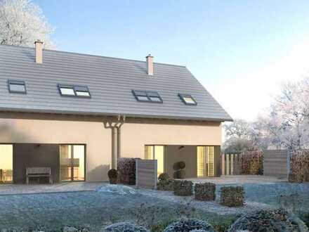 Komplettes Doppelhaus, Neubau inkl. Grundstück
