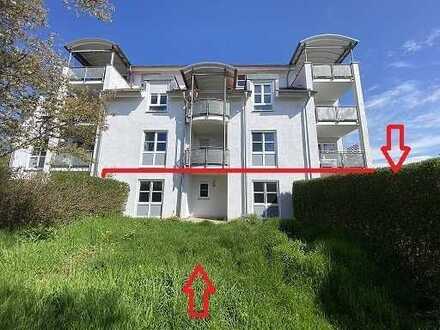 3,5 Zi. EG-Wohnung mit Garten & 3 Pkw-Stpl.