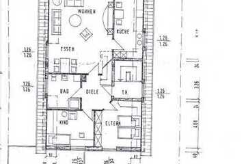 Neuwertige 5,5-Raum-Dachgeschosswohnung mit Balkon und Einbauküche in Dülmen