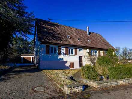 Dornhan - ORTSTEIL: Bezugsfreies, freist. 1 - 2 - Familienhaus m. viel Platz, Garagen, Terr.+ Garten