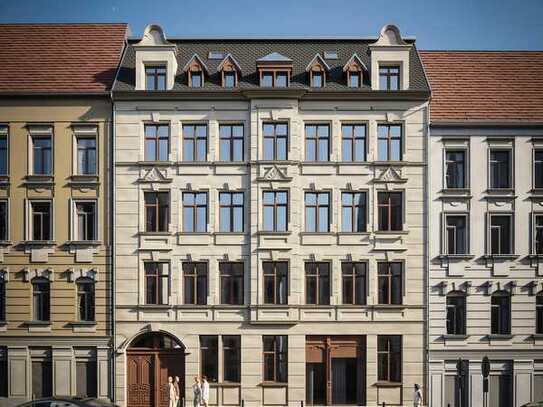 Wohntraum in Görlitz WE1/2 (Aufzug, Fußbodenheizung, Stellplatz)