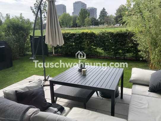 Tauschwohnung: Biete 2.-Zi.-Garten-Whg Neubau gegen 3-Zimmer