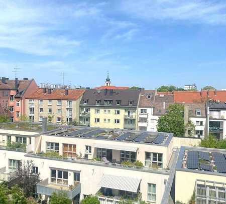 Ein Juwel: Dachterrassenwohnung mit Blick über die Dächer