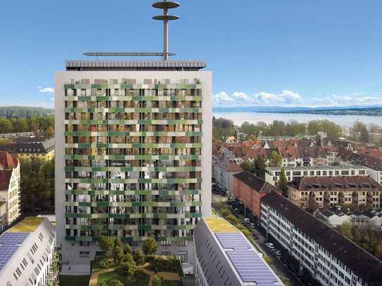 2-Zi-Loftapartment mit Westbalkon und Blick ins Grüne - WE36