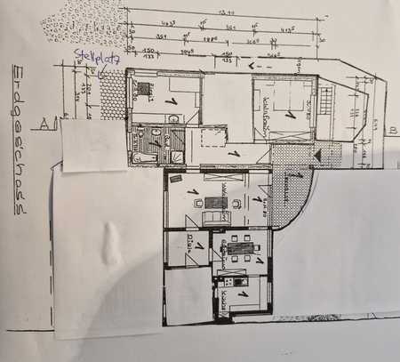 Stilvolle 4-Raum-Terrassenwohnung mit Einbauküche in Bonn