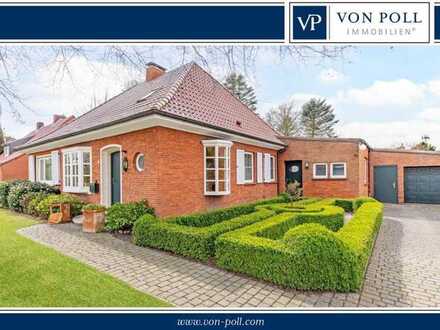 Repräsentativer Bungalow 
mit vielseitiger Nutzfläche 
in zentraler Lage von Hage
